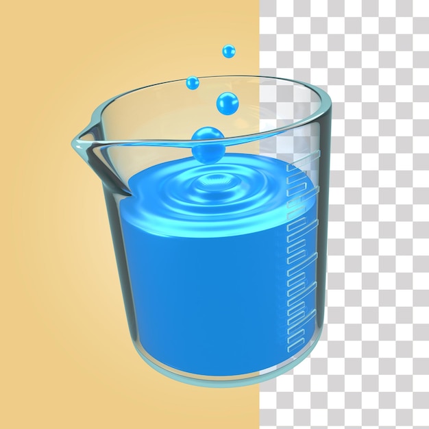 Ikona 3d zlewki