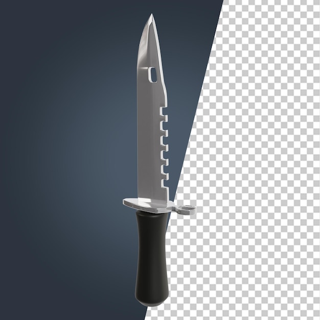 Ikona clipart renderowania 3D armii wojskowej