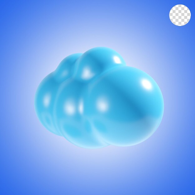 ikona dobrej pogody renderowania 3d