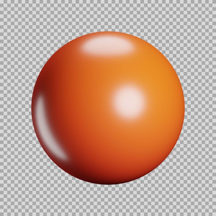 PSD ikona dynamicznego koloru kuli 3d
