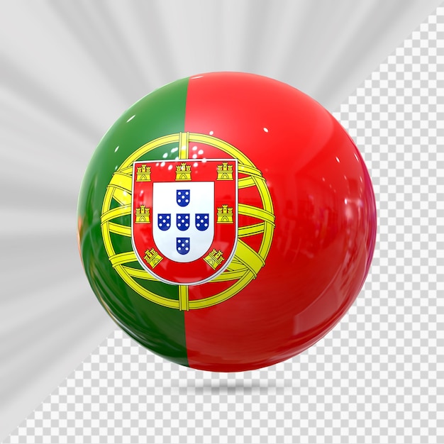 PSD ikona flagi portugalii