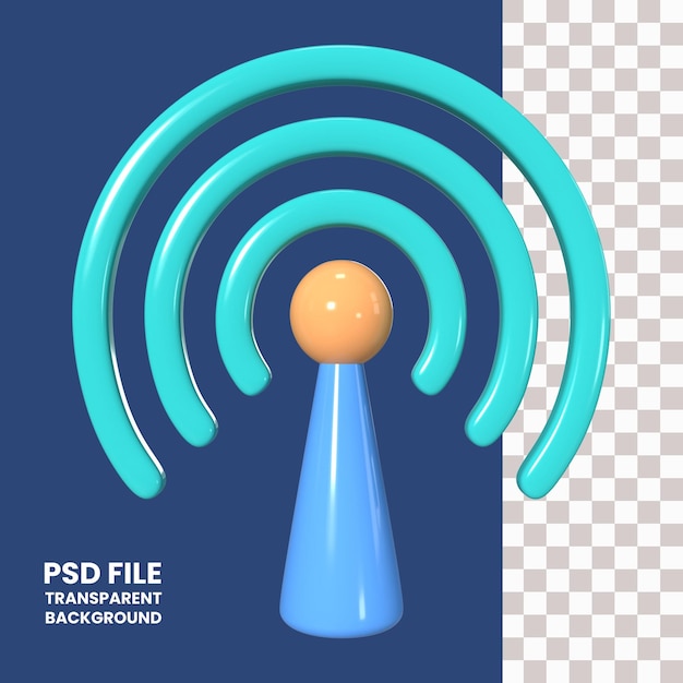 PSD ikona ilustracji hotspot 3d