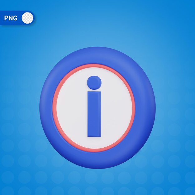 Ikona informacji 3D