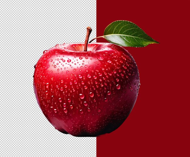 PSD ikona jabłka i wzory tła renderowania 3d