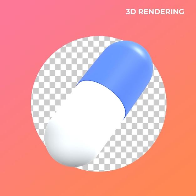 Ikona Leku 3d Premium Psd