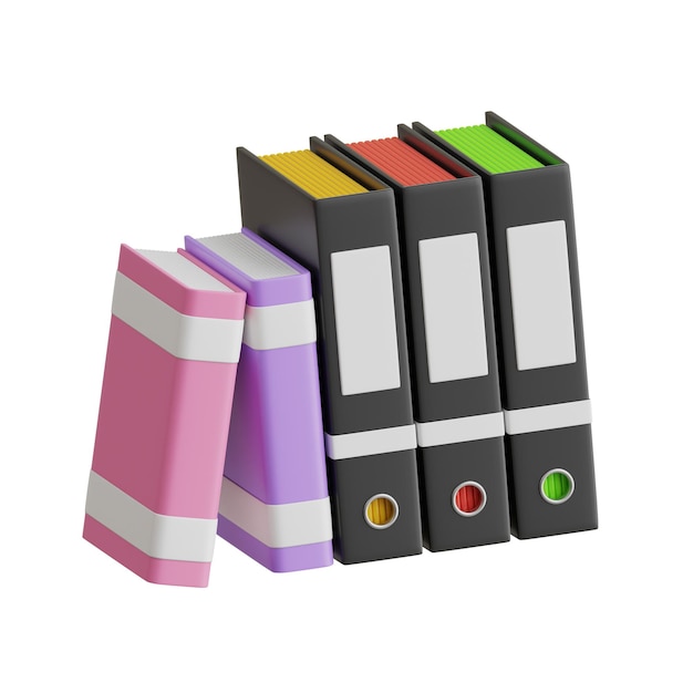 Ikona Office Books 3D