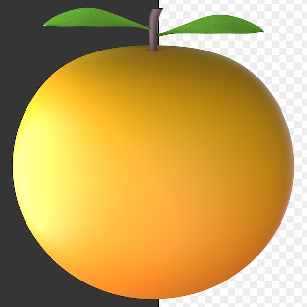 PSD ikona owoców 3d