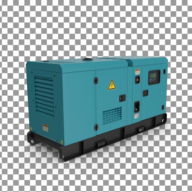 PSD ikona psd 3d power generator na izolowanym i przezroczystym tle