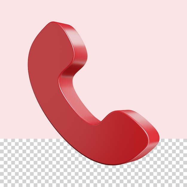 Ikona Telefonu 3d Ilustracja Renderowania