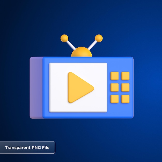 Ikona telewizji 3D