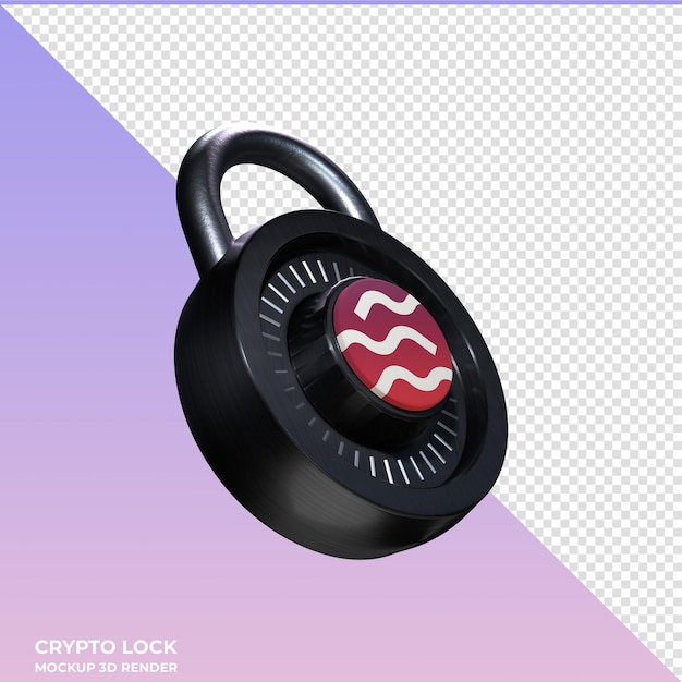 PSD ikonka crypto lock sei 3d