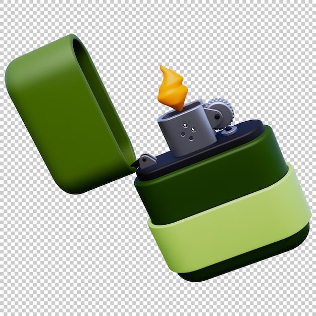 PSD ikonka zippo lighter 3d