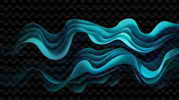 PSD Освещенные акриловые волны волнистые волны коллаж текстура wa y2k текстура форма фон декорация искусство