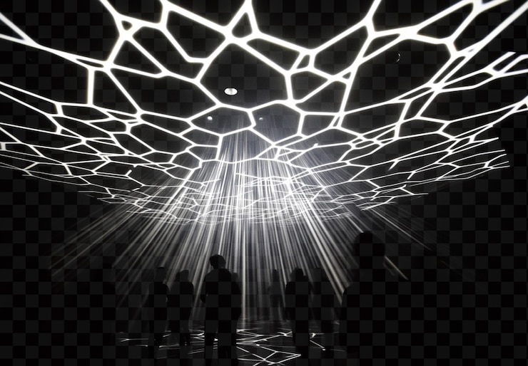 PSD illuminated geometric structure