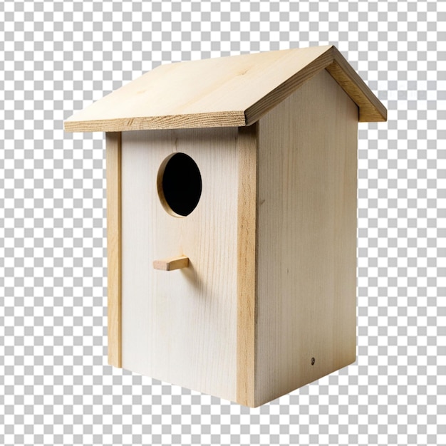 PSD illustratie van een houten hondenhuis in de buitenlucht