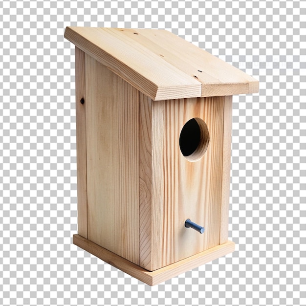 PSD illustratie van een houten hondenhuis in de buitenlucht