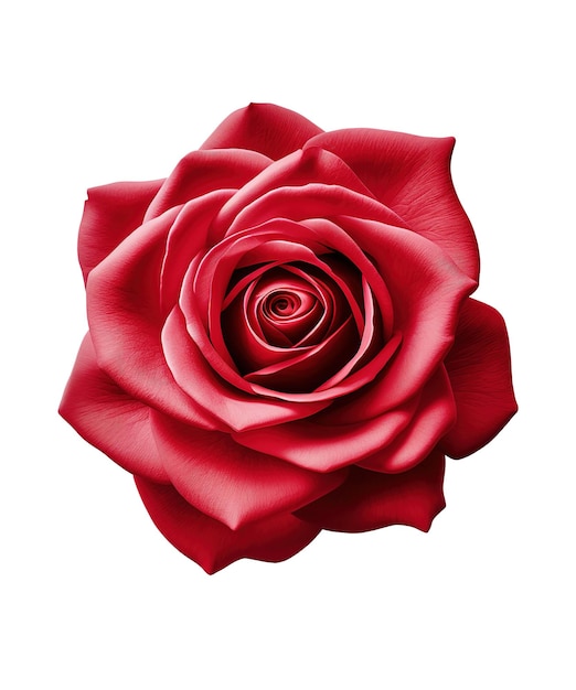 Иллюстрация красивого цветка розы для празднования Дня святого Валентина, созданная AI