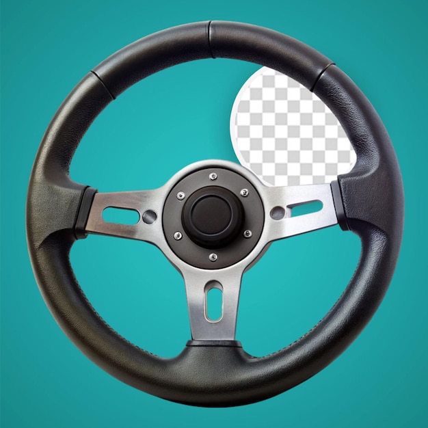 PSD illustration car steering wheel realistic 3d icon