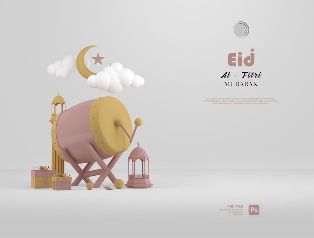 PSD un'illustrazione di un eid al - tibarra.