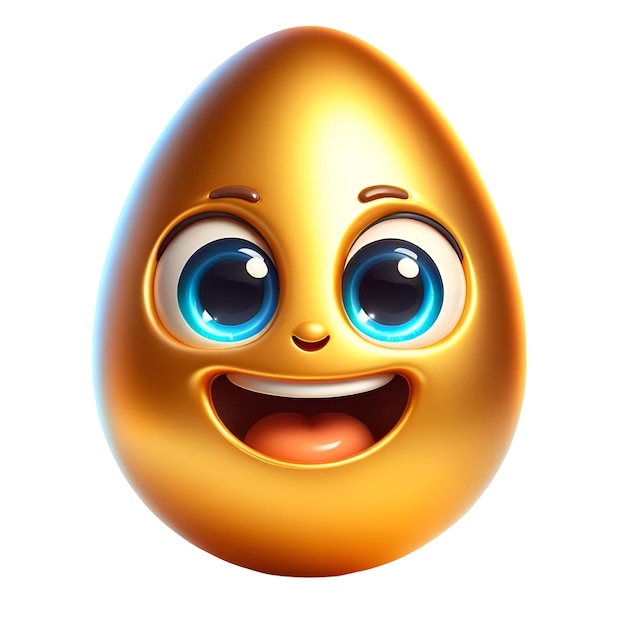 PSD illustration of golden egg