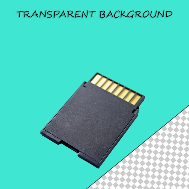 PSD illustration of memory card