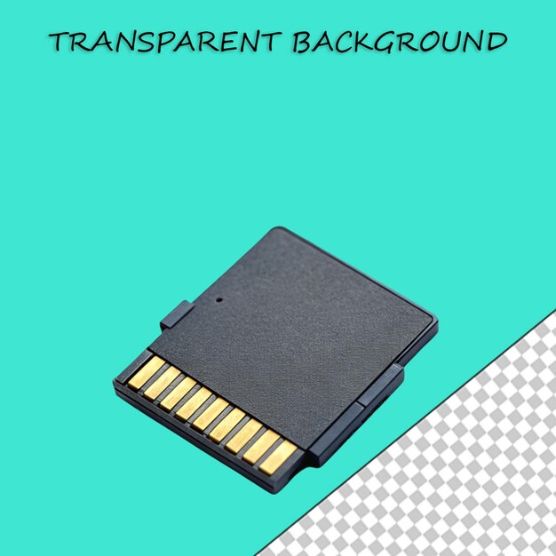 PSD illustration of memory card