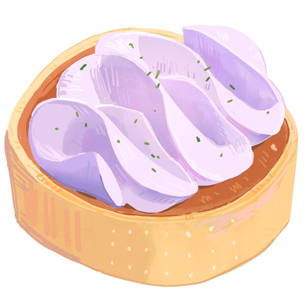 PSD ケーキのイラスト