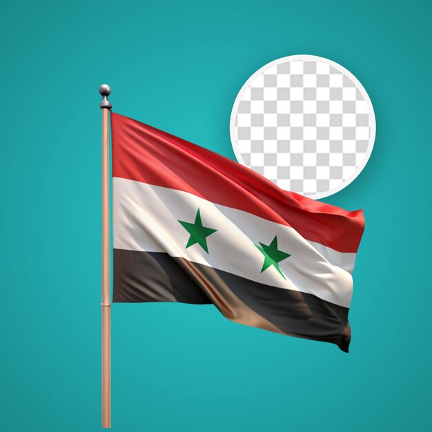 PSD illustration of syria flag