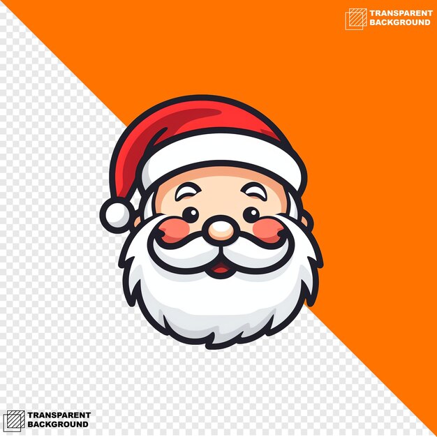 PSD illustrazione di babbo natale sul natale