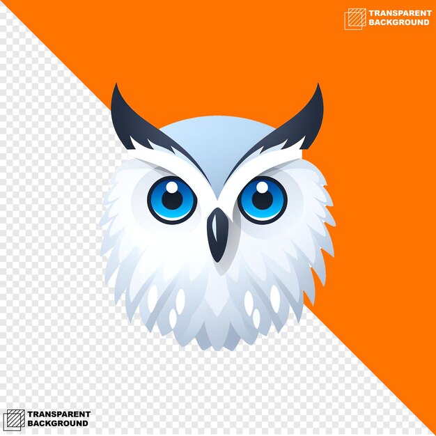 Illustration of Snowy owl about Christmas