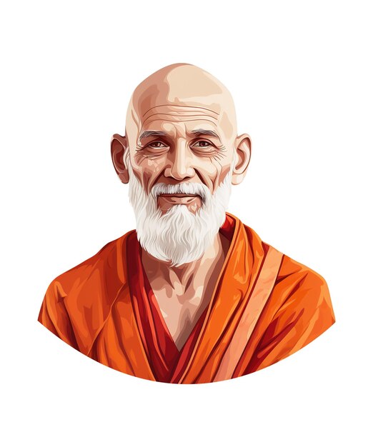 illustration of Tailang Swami Jayanti ai generative