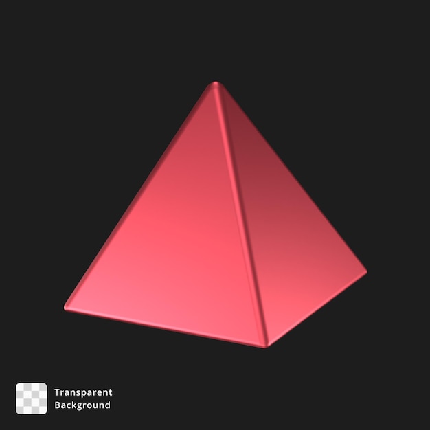 Ilustracja 3D abstrakcyjnego obiektu