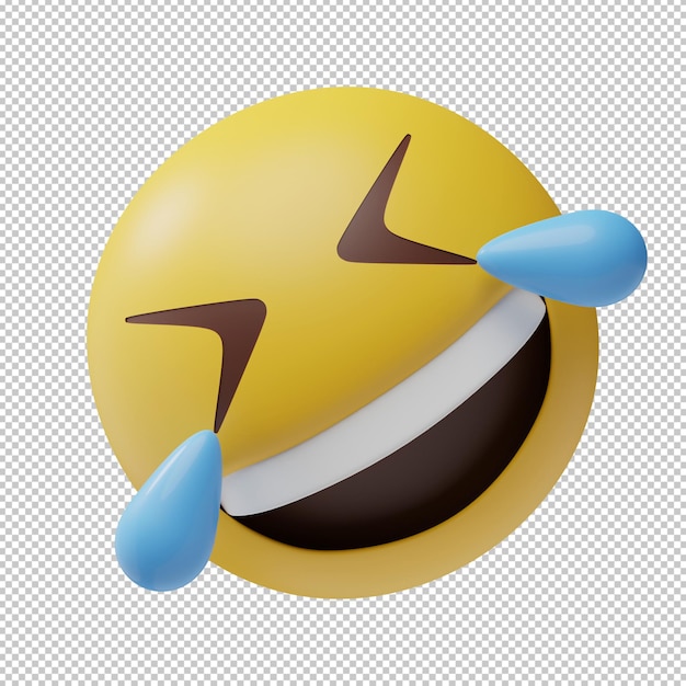 ilustracja 3d emoji