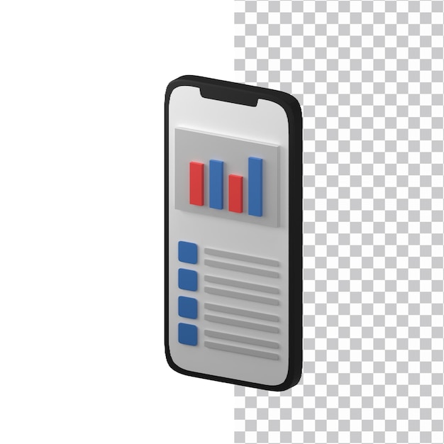 Ilustracja 3D finansów online