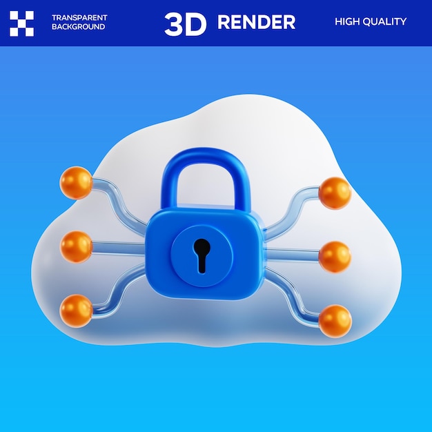 Ilustracja 3D kontroli dostępu PSD