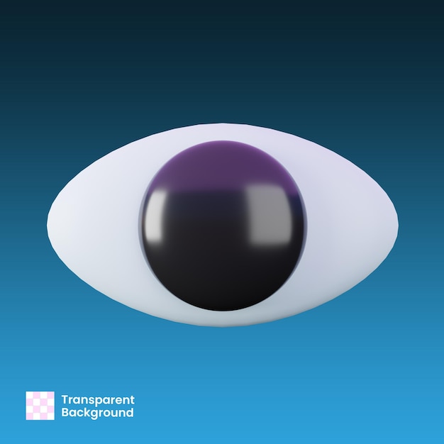 Ilustracja 3D oczu