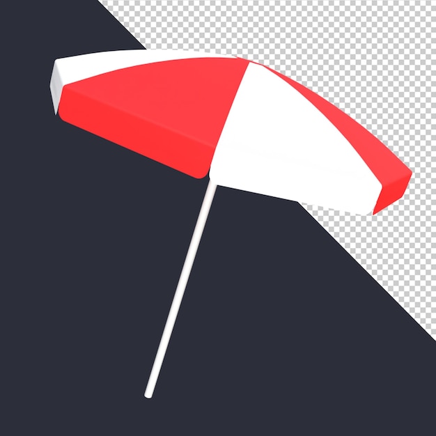 Ilustracja 3d Parasol