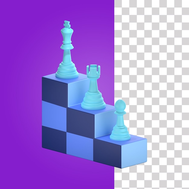 PSD ilustracja 3d podium