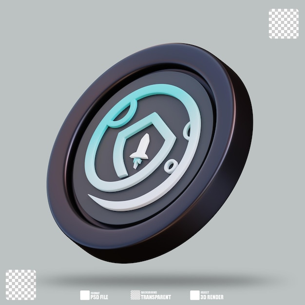 Ilustracja 3D Safemoon 2
