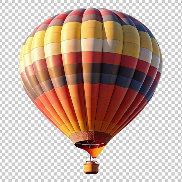 PSD ilustracja balonu na gorące powietrze 3d