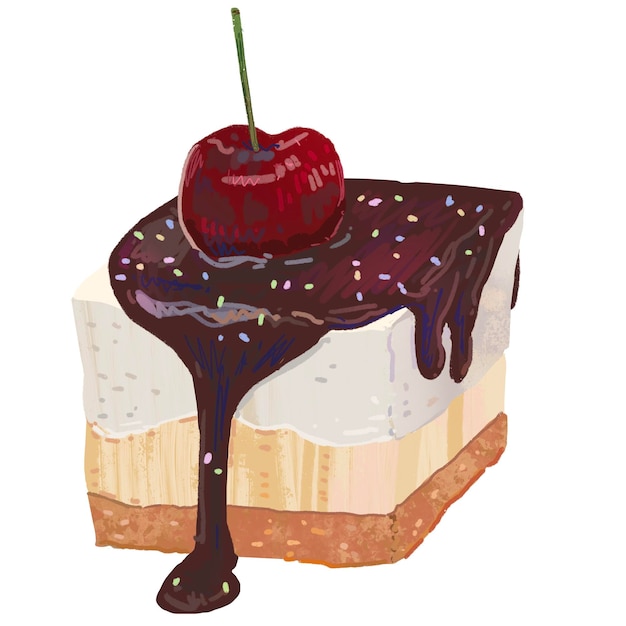 Ilustracja ciasta