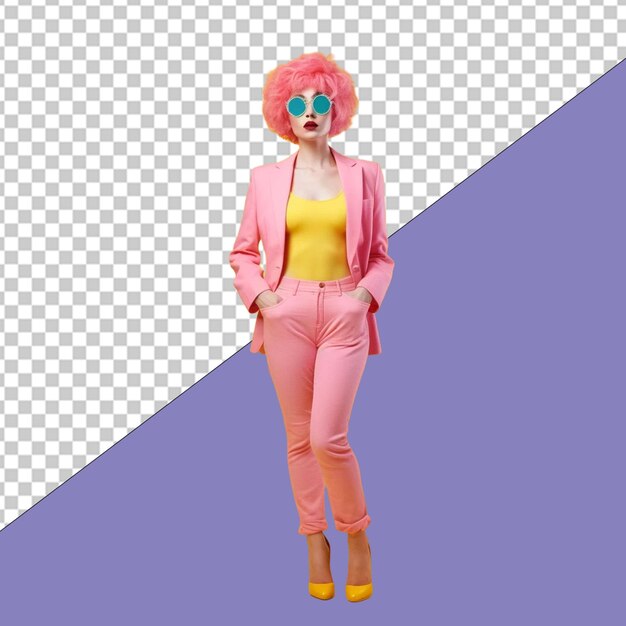 PSD ilustracja fashionista png