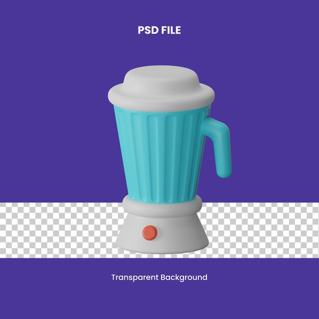 PSD ilustracja ikony 3d blendera psd