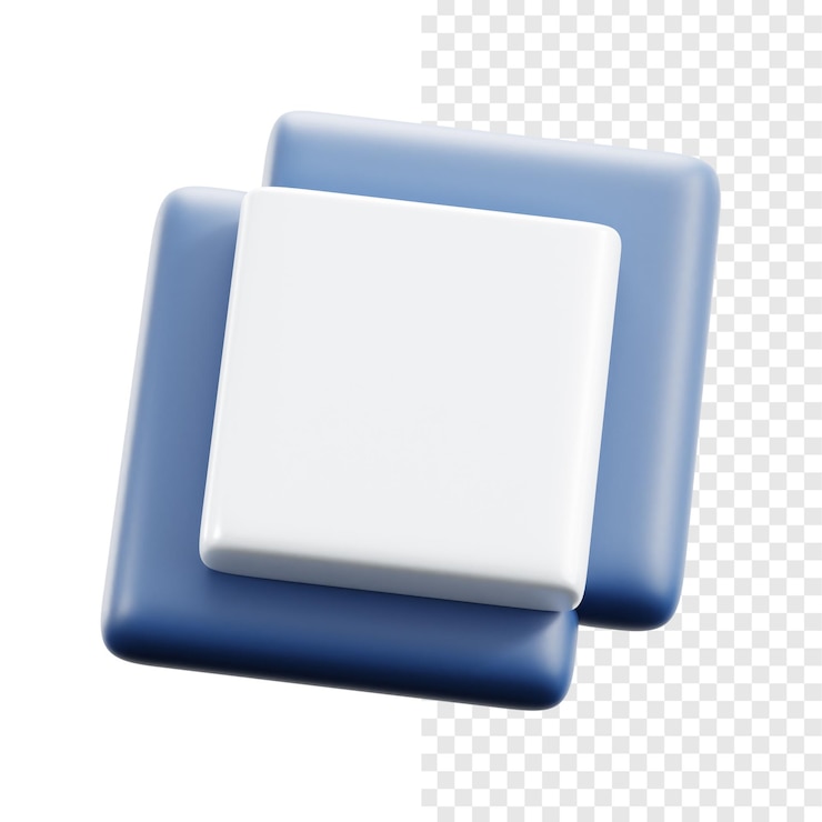 PSD ilustracja ikony 3d divide pathfinder