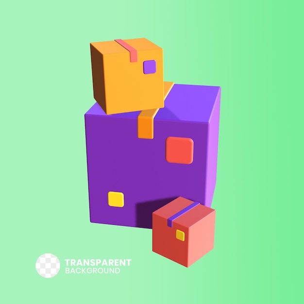 Ilustracja ikony e-commerce 3d