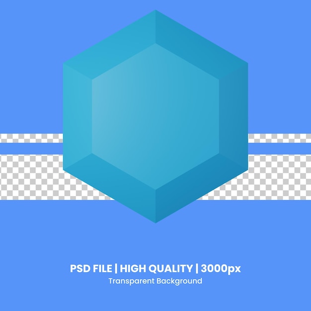 Ilustracja ikony klejnotu 3D