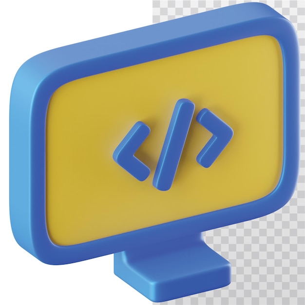 Ilustracja kodowania ikon 3D