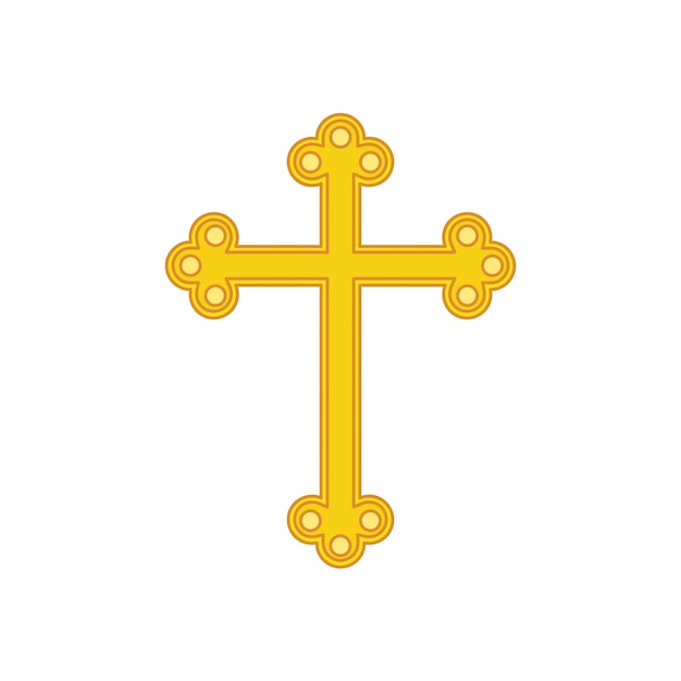 Ilustracja krzyża ozdobnego