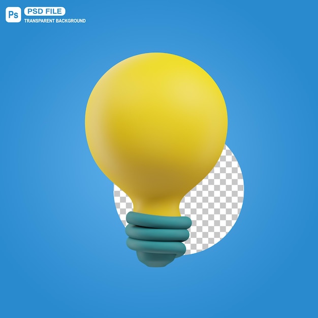 Ilustracja Lampy żarówki 3d