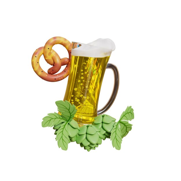 Ilustracja Oktoberfest 3d